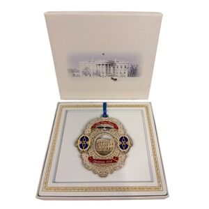 2006 White House Christmas Ornament Chester A Arthur Historical Association Box